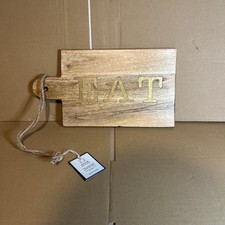 Artesa Mango Wooden Food Serving Platter Tray, Paddle Board with Rustic Loop