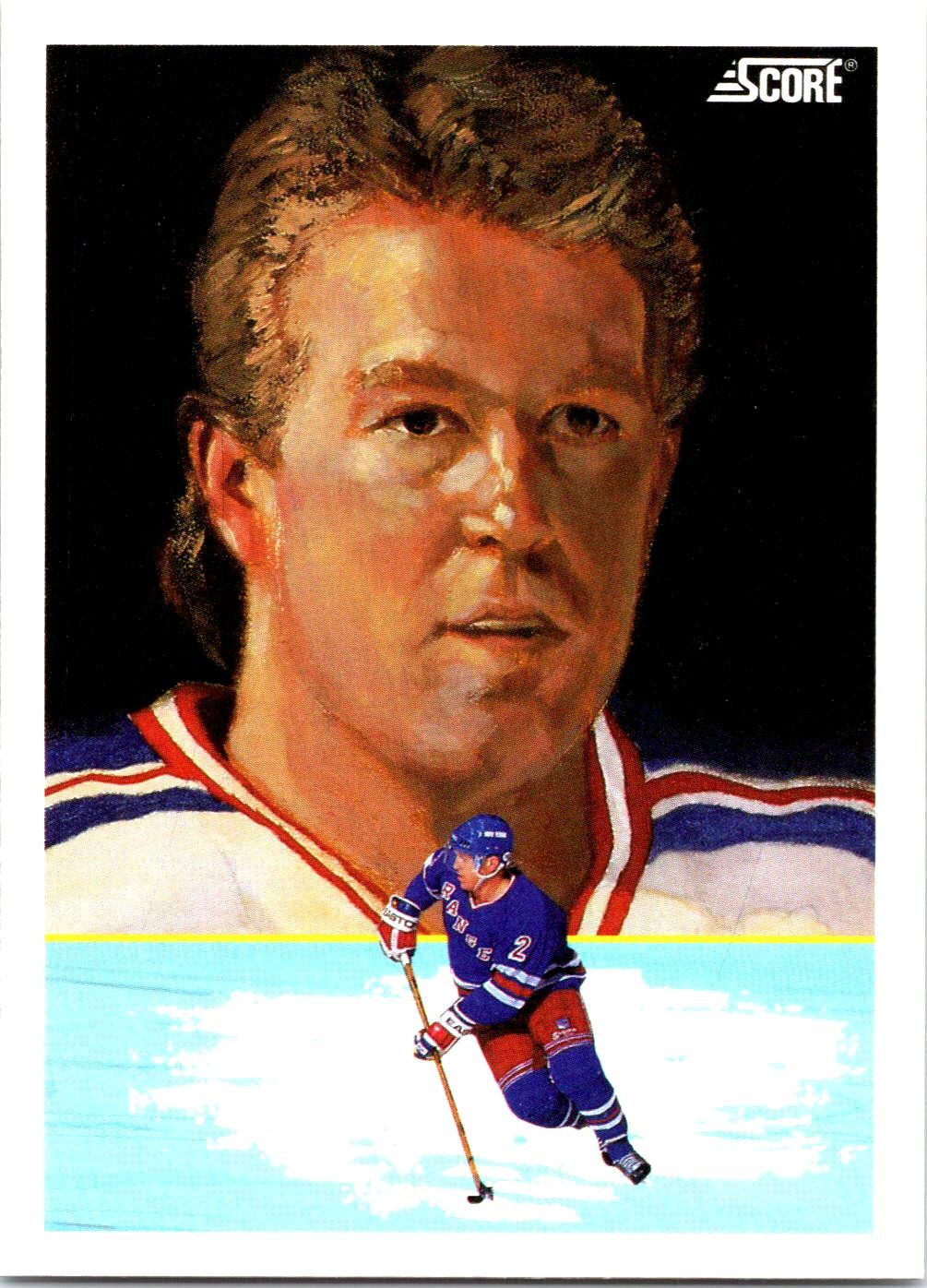 1991-92 Score Canadian English #373 Brian Leetch