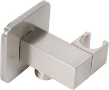 Wall Supply Elbow with Handheld Shower Holder - Square Shower Bracket with