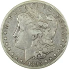 1893 CC Morgan Silver Dollar F Fine $1 Coin Collectible SKU:I25202