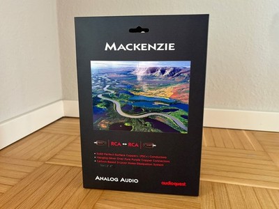 AUDIOQUEST MacKenzie RCA-Kabel, 1 Meter, Paar, NEU