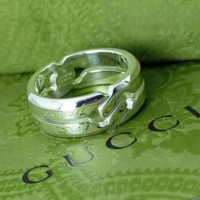 GUCCI Knot Infinity Ring Silver 925 / US Size 6 [Excellent] | eBay