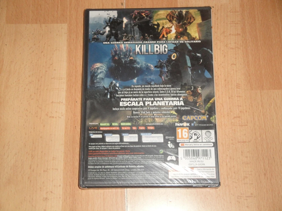 LOST PLANET 2 EDICION PARA PC GAME FOR WINDOWS LIVE DE CAPCOM NUEVO PRECINTADO - Imagen 2 de 3