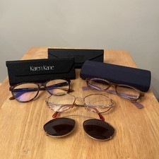 3 Pair Of Vintage Eyeglass Frames Karen Kane, Modo, And Link women retro look