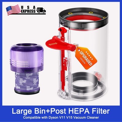 Upgraded Dust Bin+Vacuum FILTER for Dyson V11 V15 Vacuum Cleaner #970050-01