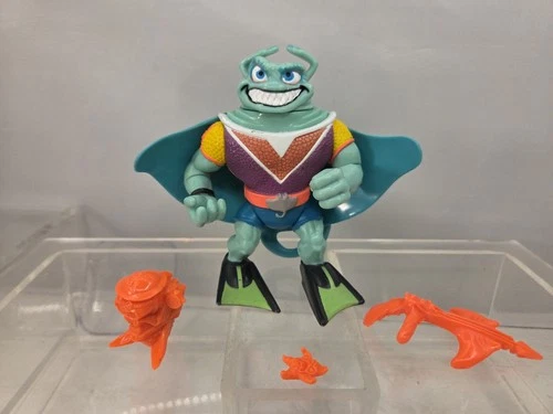 TMNT Action Figures Vintage 1990 RAY FILLET Used 100%  COMPLETE