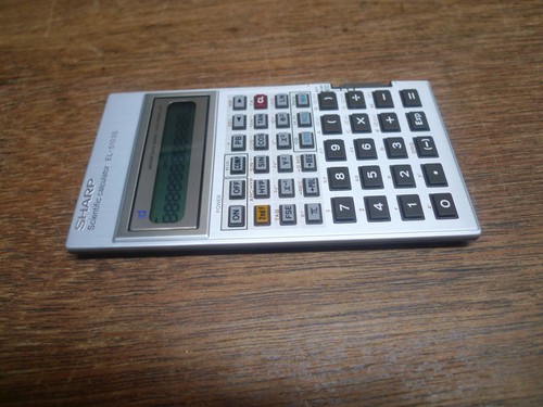 CALCULADORA SHARP EL-5103S HIGH END CIENTÍFICA VINTAGE NUEVA EN CAJA FUNCIONA PERFECTAMENTE - Imagen 7 de 15