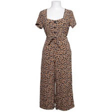 Primark, Jumpsuit, Größe: 36, Schwarz/Mehrfarbig, Leopard, Damen #t76