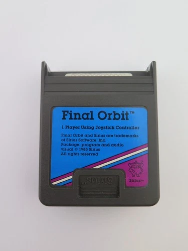 Final Orbit - Atari 400/800/XL/XE - Computer Cartridge Sirius Untested RARE