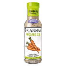 Avocado Oil Dressing Garden Ranch Dairy Free 10 Oz (Case Of 6) By Briannas