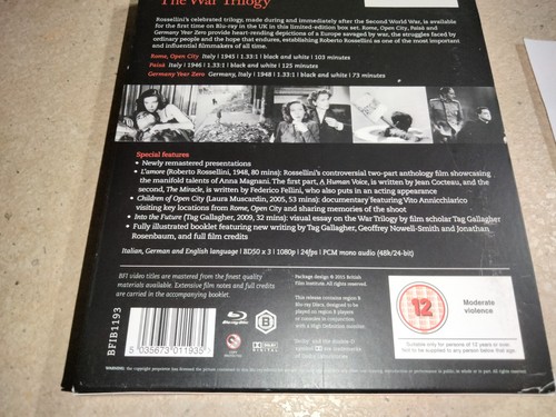 VERLEIH Rossellini Sammlung: Die Kriegstrilogie - Blu-ray REGION B - Bild 5 von 5