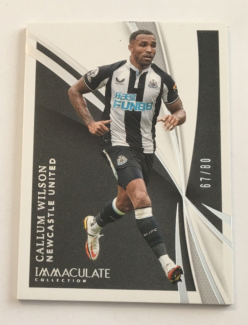 2021 Panini Immaculate #d /80 Silver Foil SP Insert Callum Wilson