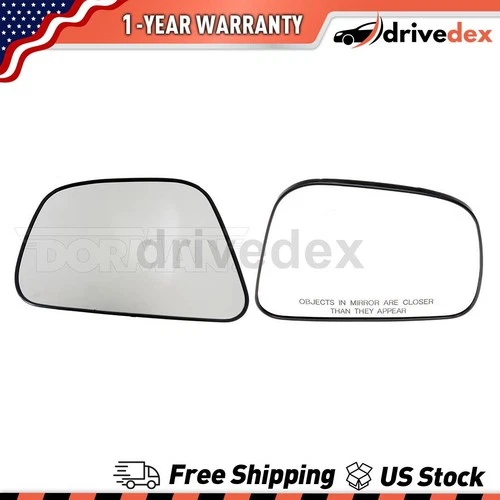 Pair Dorman - HELP Door Mirror Glass Fits 2007 2008 2009 2010 2011 Nissan Versa