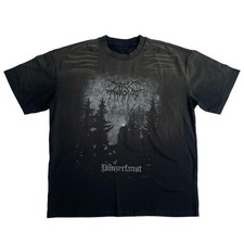 Camiseta Darkthrone - Camisa Panzerfaust - Camiseta Estilo Vintage Sunfade - Metal Negro