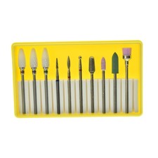 10 STCK. Keramik Diamant Nagel Bohrkrone Puffer Set für elektrische Maniküre Maschine USA