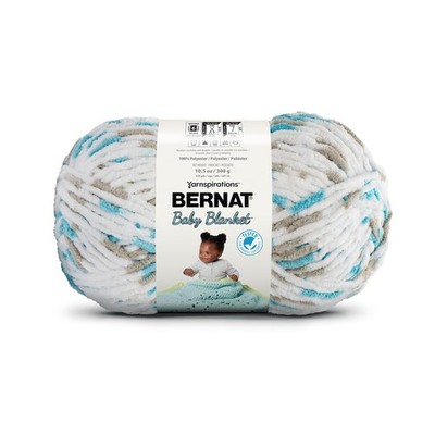 Bernat Baby Blanket Big Ball Little Teal Doves
