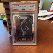 2023 Prizm Victor Wembanyama PSA 10 Gem Mint Rookie Card RC #136 Base - 1.