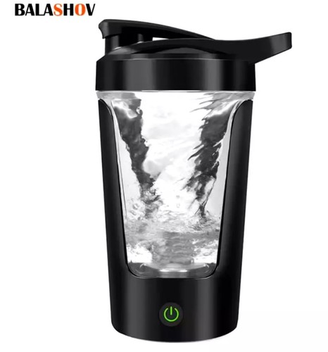 Electric Shaker Bottle, 15oz Protein Mixing Cup, USB Rechargeable Shaker m. size