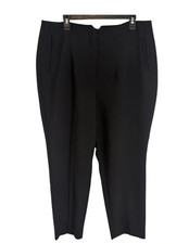 Nine West Black Tailored Tapered Dress Pants Trousers Size 16