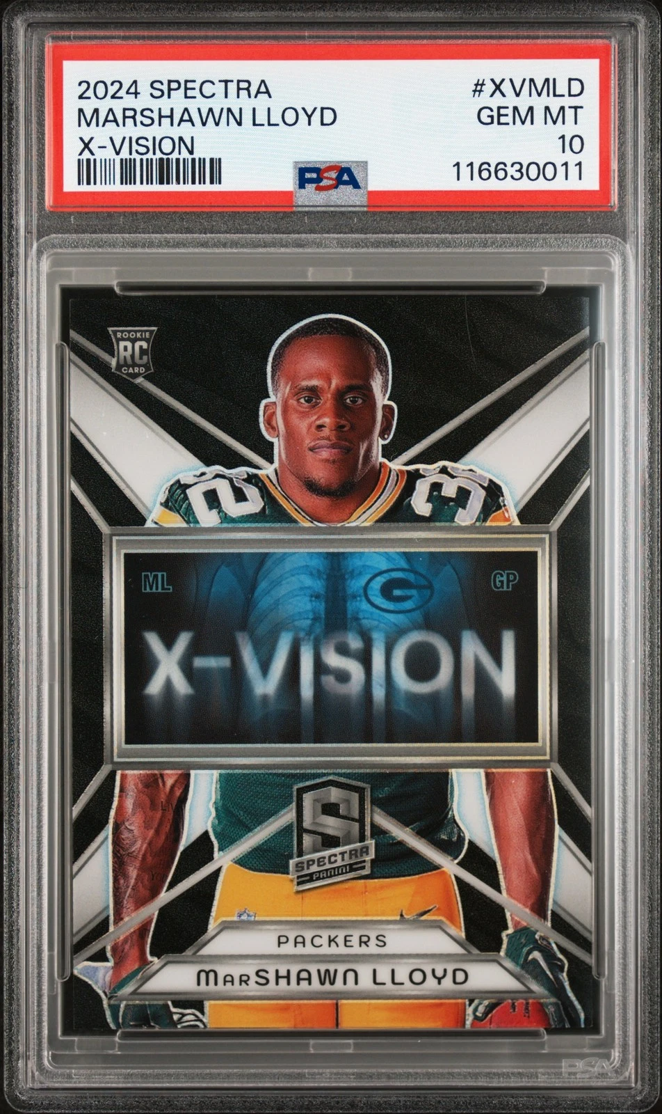 MarShawn Lloyd Panini Spectra X-Vision #XVMLD Psychedelic