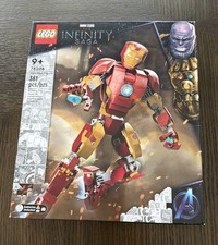 LEGO The infinity Saga 76206 Iron Man Figure Light Brick Included New Box Sealed