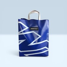 Freitag Bag F52 Miami Vice Blue Recycled Waterproof Rare Piece Used Like New