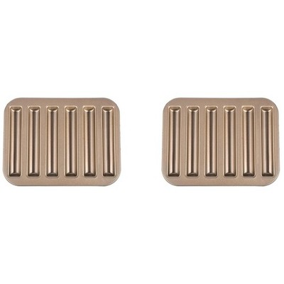 2X Antihaft Keks Stick Form Kuchen Backform Kohlenstoffstahl Kuchen Brot3432