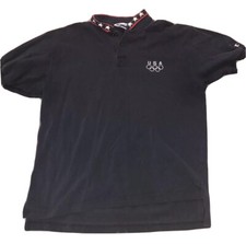 Vintage Champion Brand Team USA Polo Shirt Mens Size XL Extra Large Olympics USA