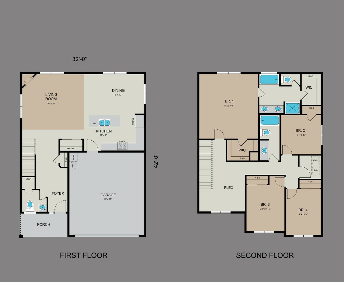 Story House Floor Plan 2000 Sq Ft2
