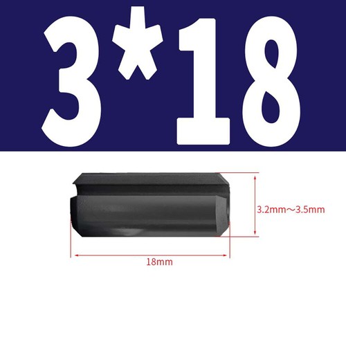 Black Spring Pins Split Tension Roll Pin 65 Mn steel M1.5 M2 M2.5 M3 M4 M5-M12 - Picture 59 of 156