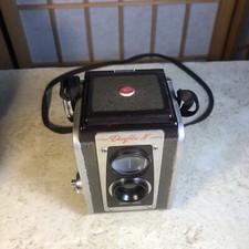 Vintage Eastman Kodak Duaflex IV 620 Film Camera Kodet Lens Crank  Shutter Work