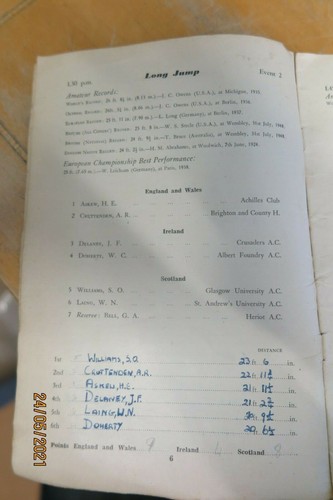 ORIGINAL SPORTPROGRAMM - DREIECKSTREFFEN WEISSE STADT 1950 - Bild 4 von 4