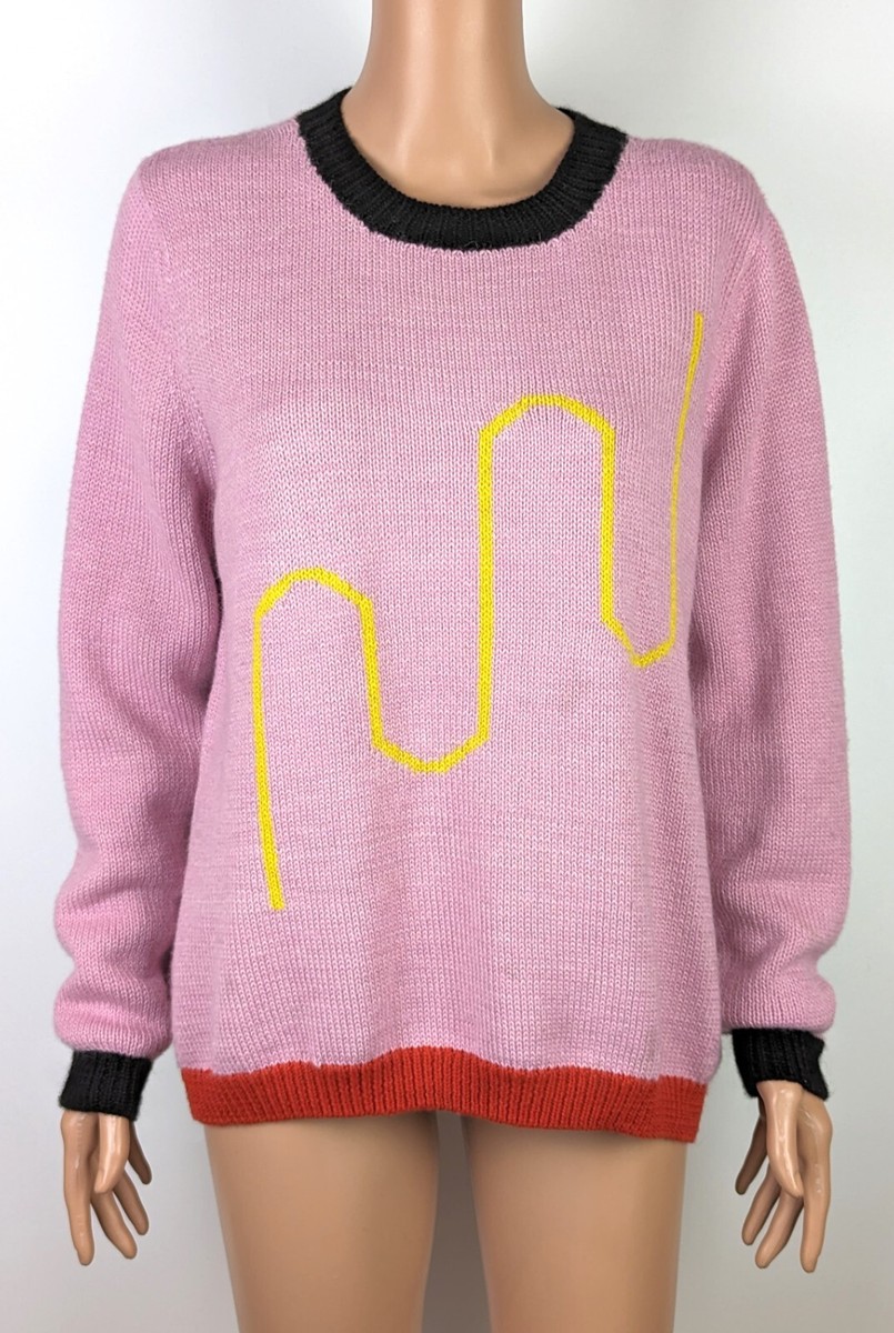 Pink 100% Alpaca Sweater Hand Knit in Bolivia size L | eBay Pink 100% Alpaca Sweater Hand Knit in Bolivia size L | eBay
