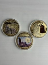 Konvolut 3x „Kölner Dom“ XXL Medaillen Ø 70 mm PP