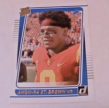 2021 Donruss Rated Rookies Portrait #284 Amon-Ra St. Brown
