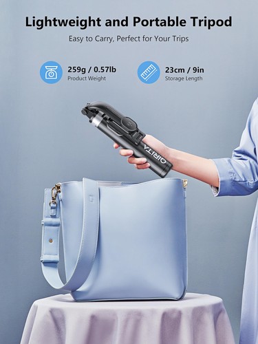All in 1 Selfie Stick Tripod with Remote Compatible with All Cellphones - Picture 4 of 9