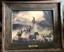 ""The Last Roundup"" Framed Photograph Don Schimmel