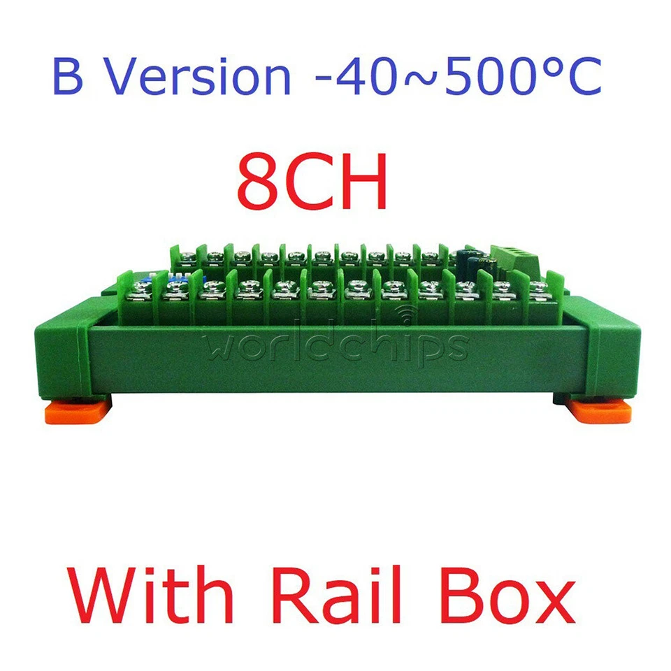 8 Ch DC 8-30V PT100 RTD RS485 Temperature Sensor Module Modbus -40-220℃/-40-500℃ - Image 4 of 4