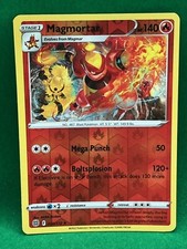 Magmortar Brilliant Stars Rare REVERSE HOLO Pokemon Card 020/172