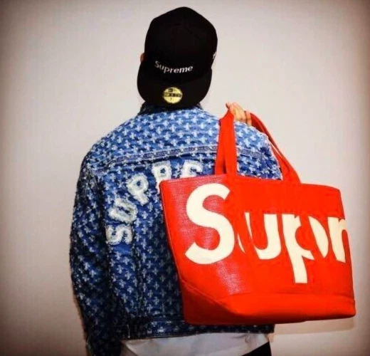 SAC FOURRE TOUT SUPREME RAPHIA ROUGE SHOPPER SS20 RÉUTILISABLE SAC VACANCES PLAGE SS 2020 FRES