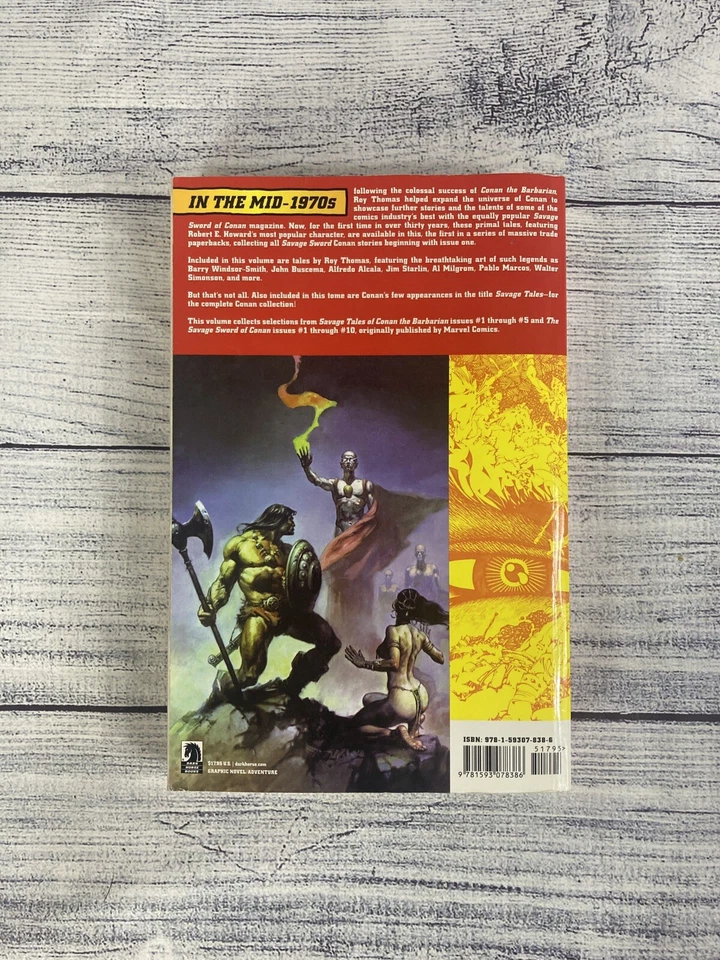 The Savage Sword of Conan Volume 1 Dark Horse 2007 Paperback  First Edition - Image 2 of 4
