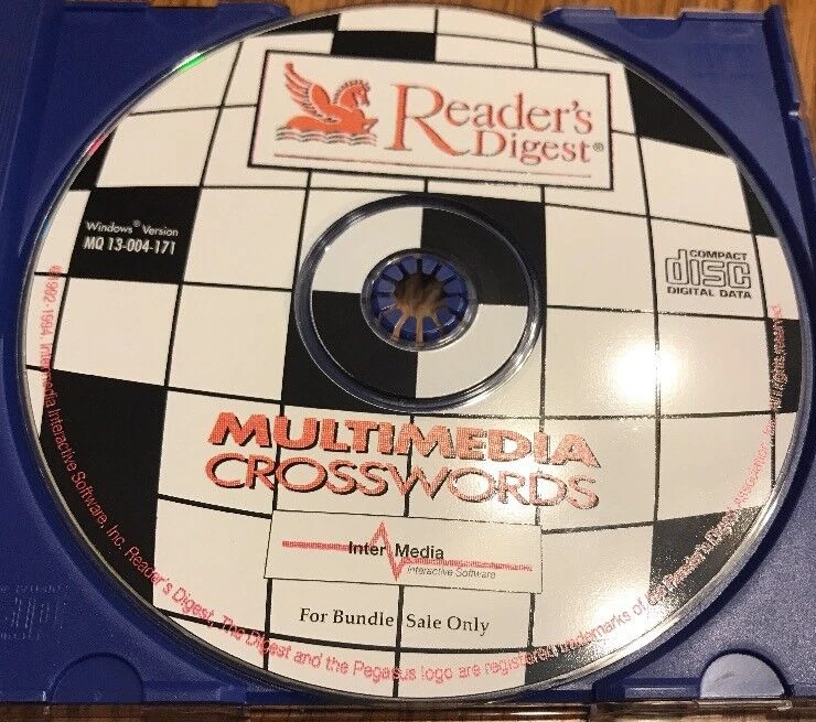 Reader’s Digest Multimédia Cross Words PC CD Rom SHIPS N 24h - Image 2 of 3
