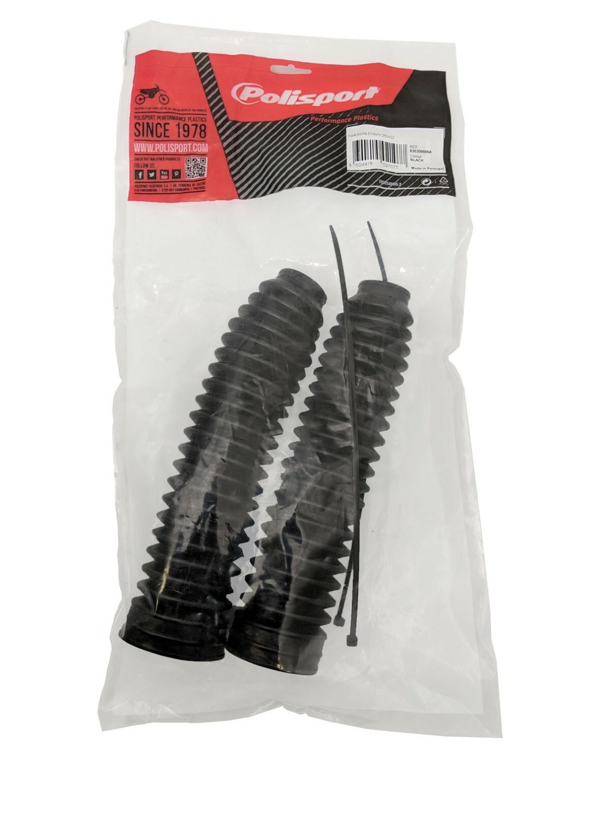 Polisport Fork Boots Black For Honda eBay