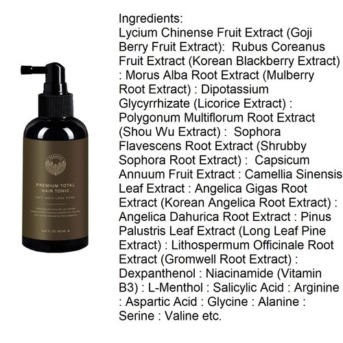 Terapic Premium Total Hair Tonic Hair Regrowth Anti Hair Loss Dandruff 150 ml. - Picture 5 of 12