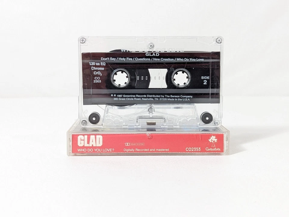 GLAD WHO DO YOU LOVE 1987 Cassette Foto 2 de 4