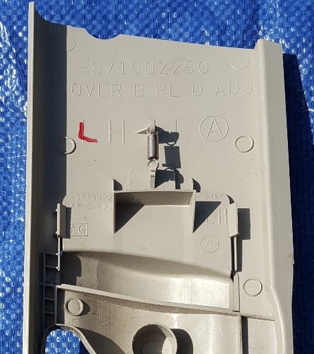 2005-2009 SUBARU LEGACY GT TURBO LEFT LH B PILLAR UPPER COVER PANEL TRIM OEM 05 - Foto 2 di 3