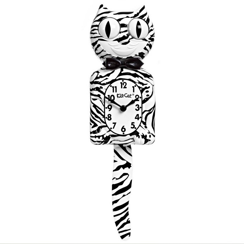 Exotic Pet Collection White Tiger Kit-Cat Klock clock FREE US