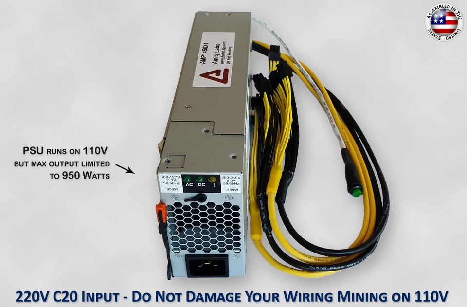 1450 Watt Mining Power Supply - For Antminer S9/S9k/SE or Avalon 8xx - Image 4 of 4