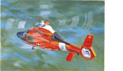 Trumpeter 1/35 US Coast Guard HH-65C Dolphin Helicopter #05107