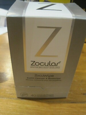 ZocuWipe (40 CT) Natural Eyelid Hygiene Care with Okra 40